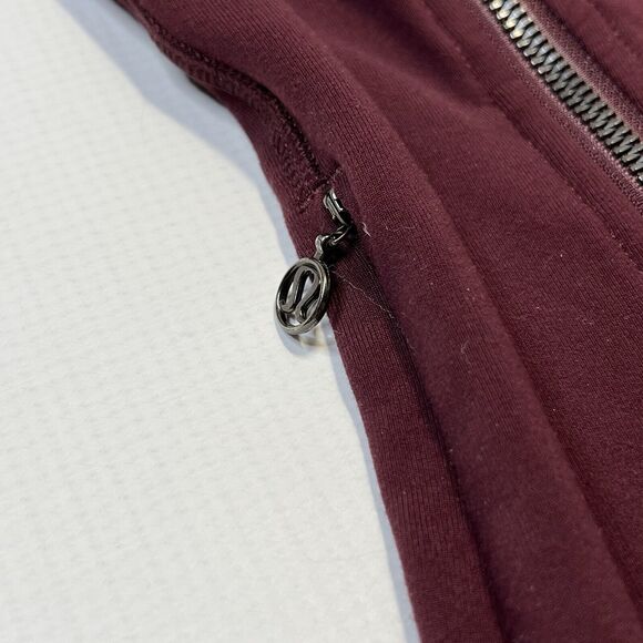 Lululemon Bhakti Yoga Jacket Womens Size 4 Bordeaux Drama Red Athletic Luon - Picture 6 of 10